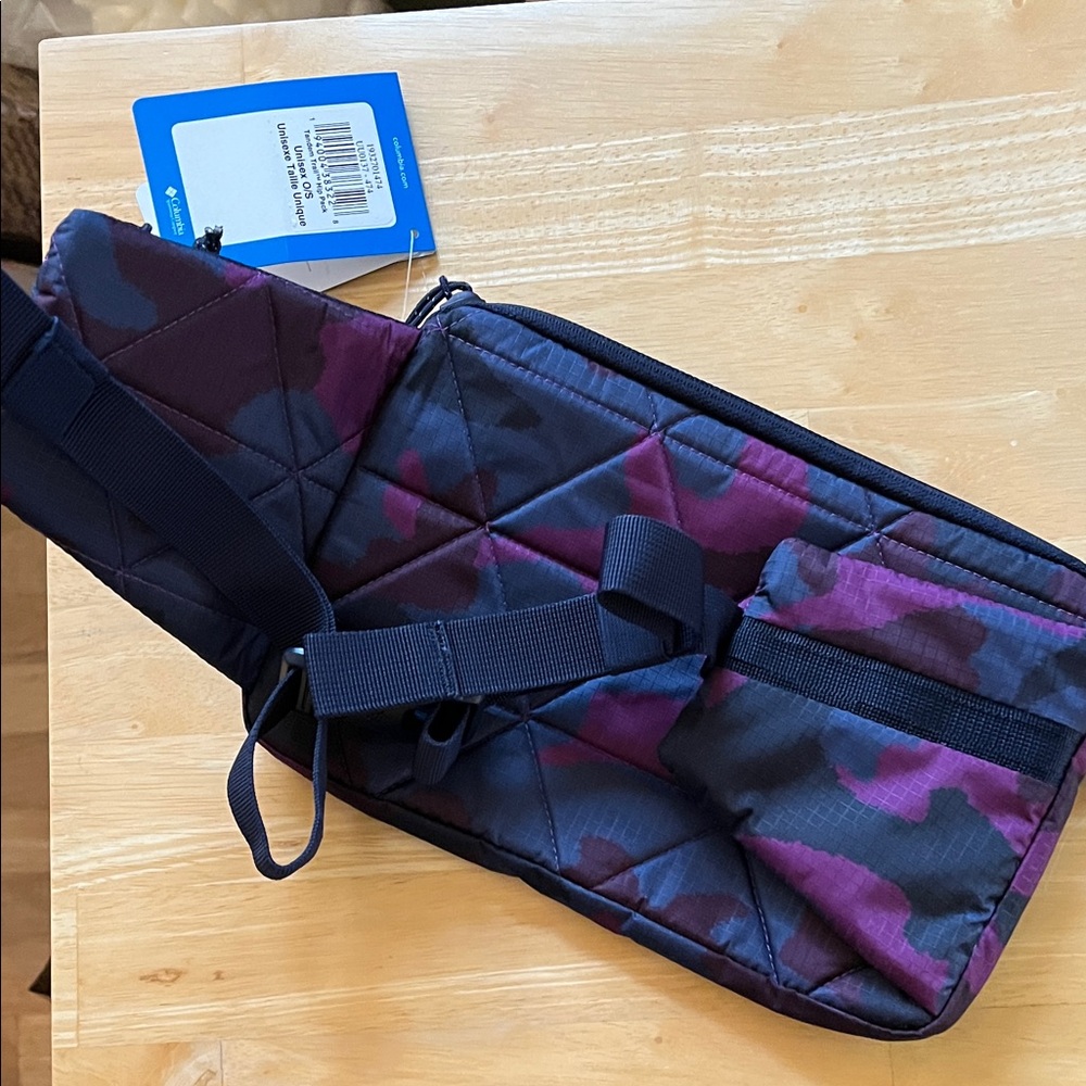 Columbia Tandem Trail waist bag rare Dark Nocturnal/Plum Camo NWT - Picture 4 of 11